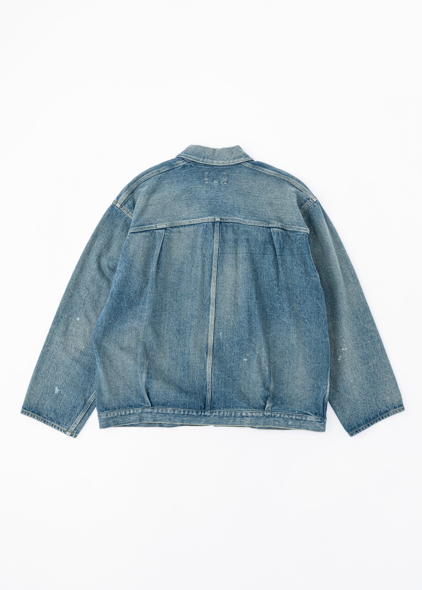 Yoko Sakamoto PLEATS JACKET USED INDIGO