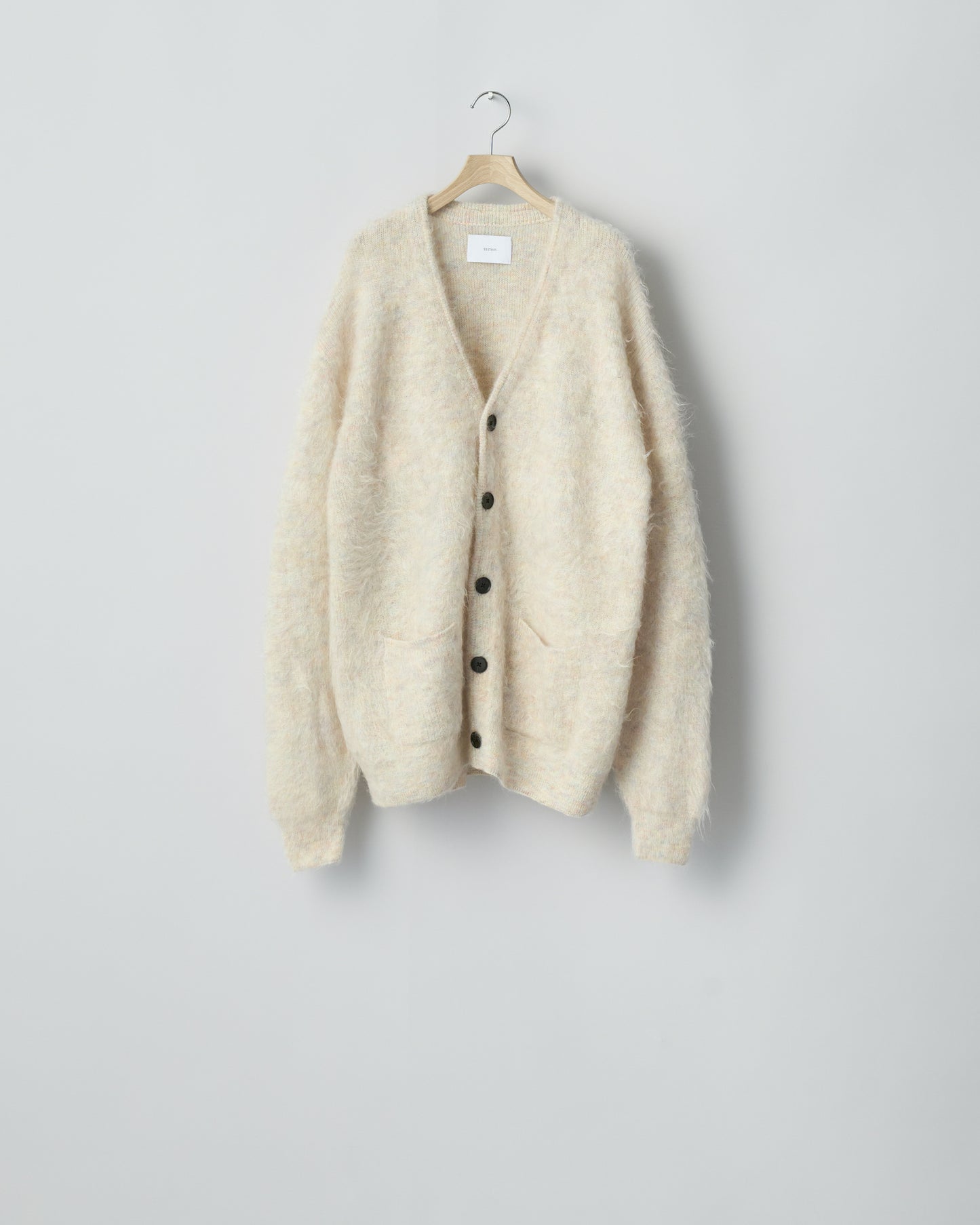 ssstein KID MOHAIR KNIT V NECK CARDIGAN LS