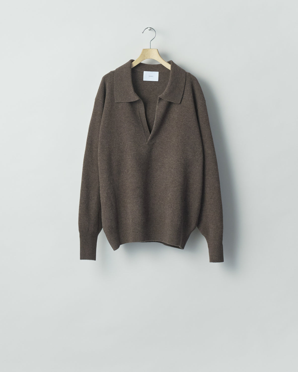 ssstein EXTRA FINE WOOL KNIT SKIPPER MOCHA