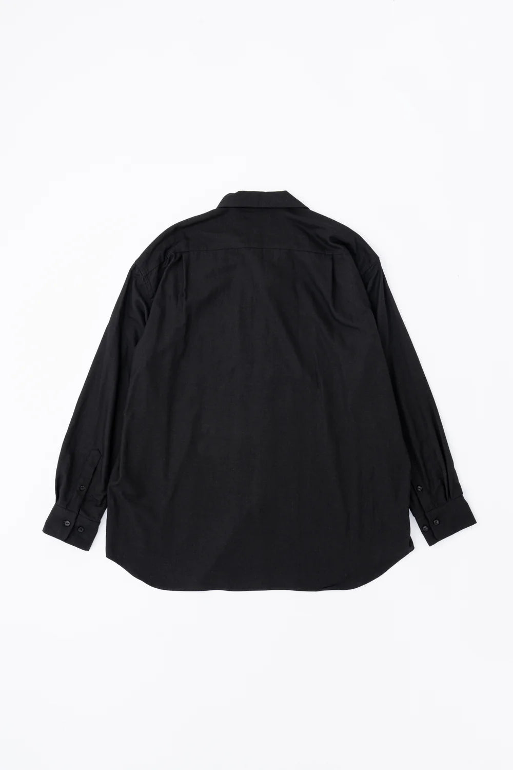 Yoko Sakamoto Open Collar Shirt Black