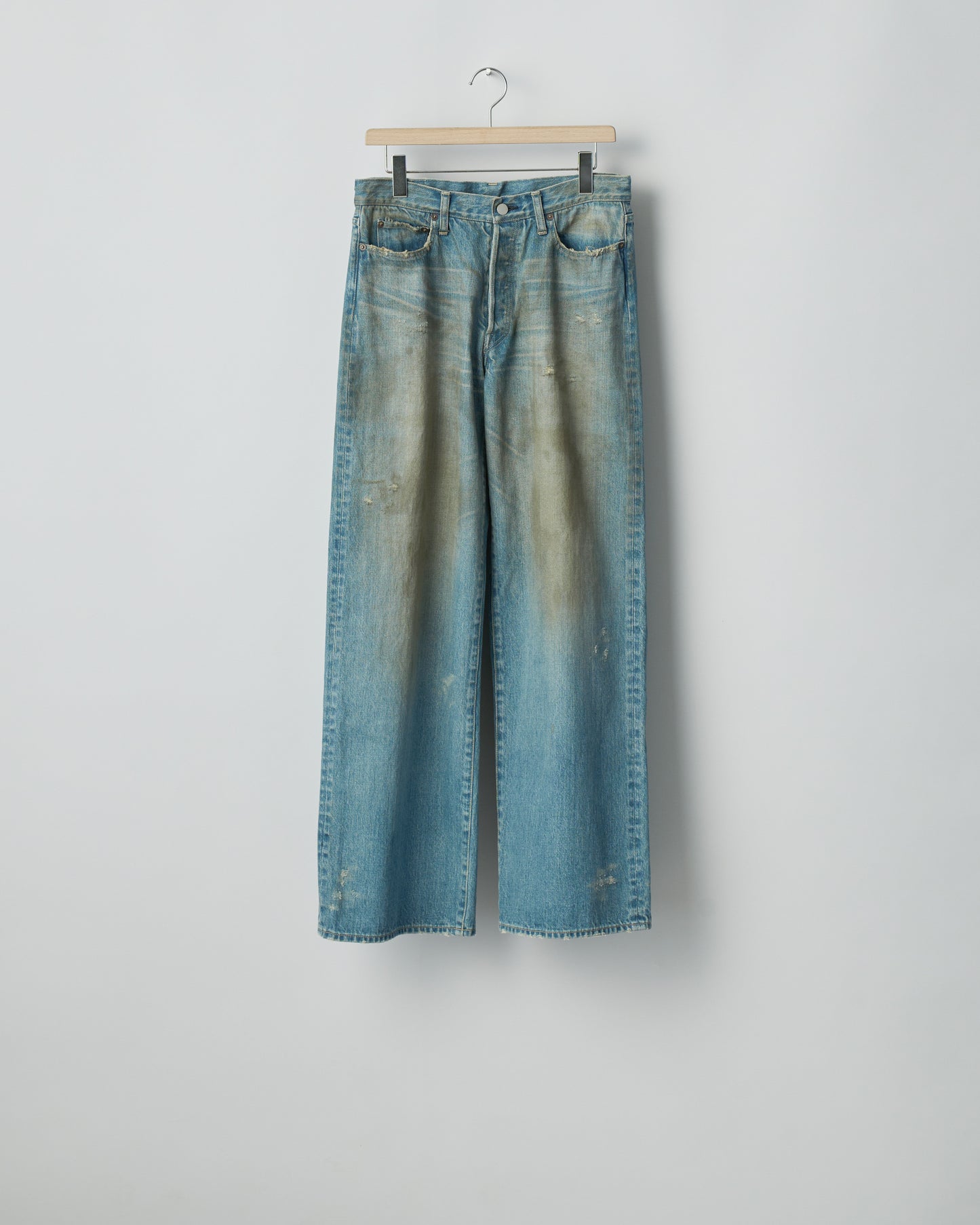 ssstein LOOSE DENIM JEANS INDIGO