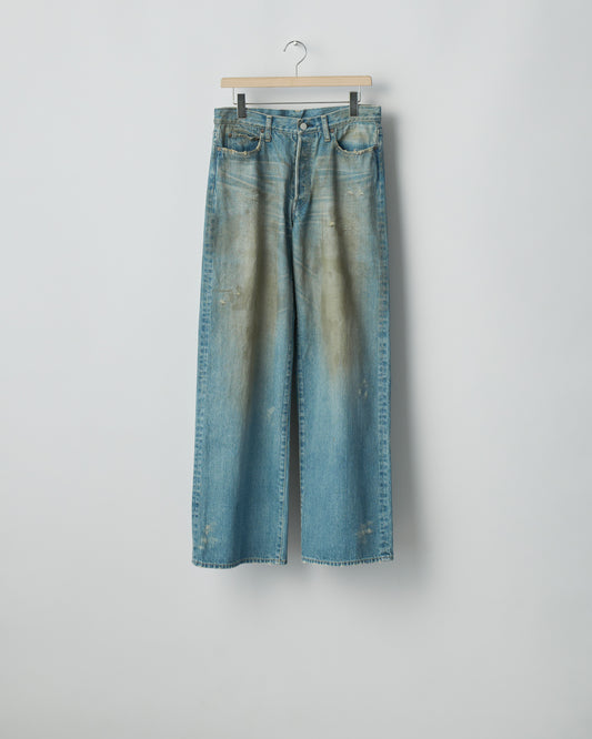 ssstein LOOSE DENIM JEANS INDIGO