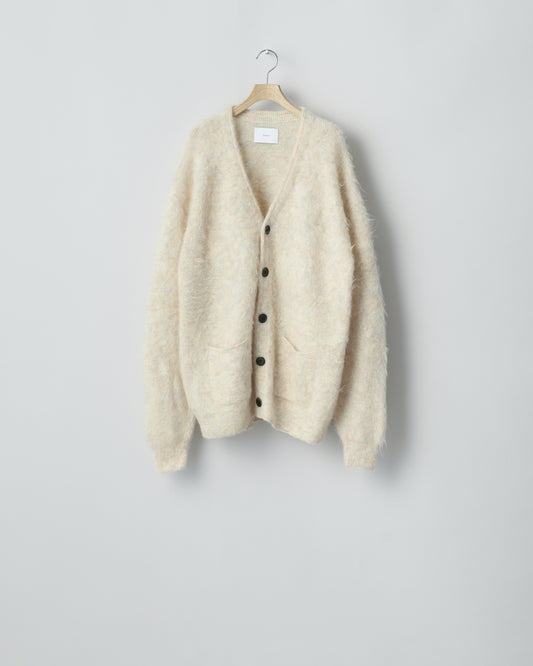 ssstein KID MOHAIR KNIT V NECK CARDIGAN LS