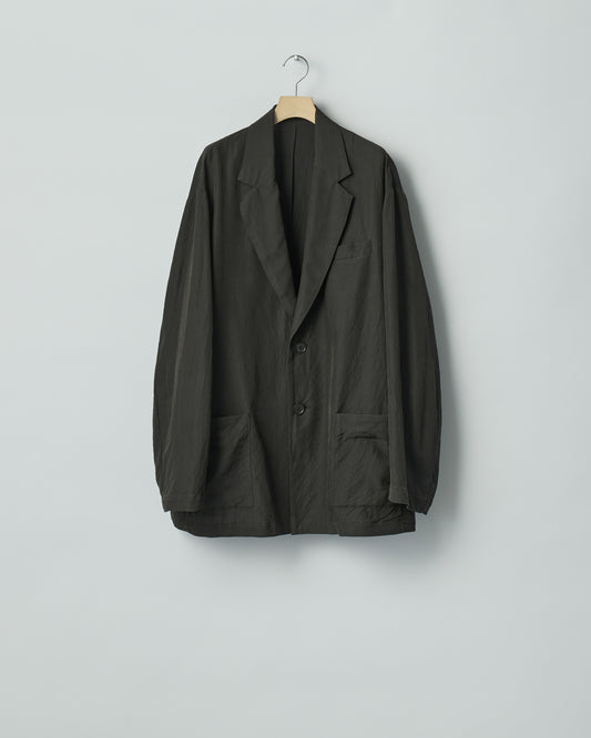 ssstein WOOL SILK SINGLE BREASTED JACKET