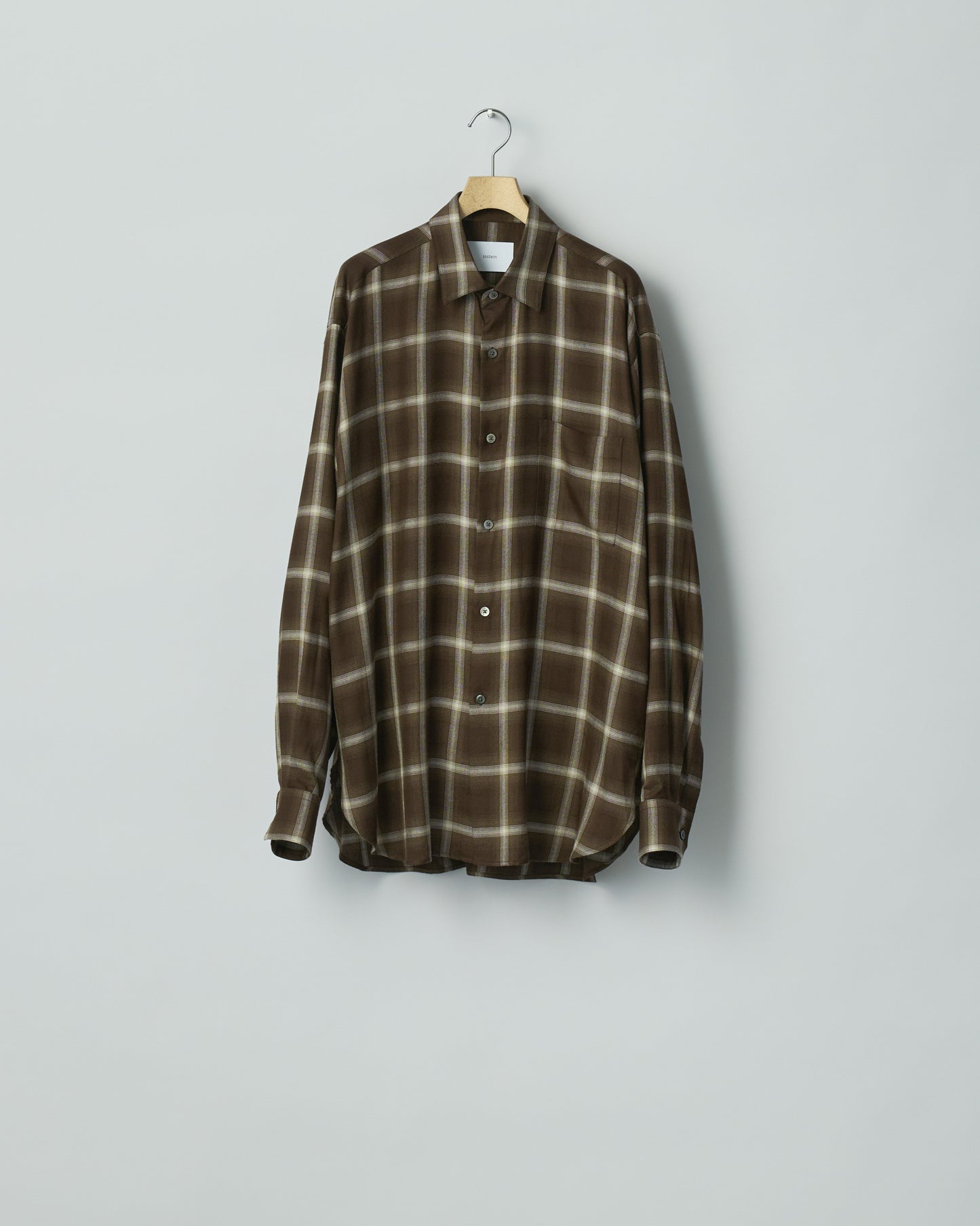 ssstein LY/VIS CHECK OVERSIZED LS SHIRT