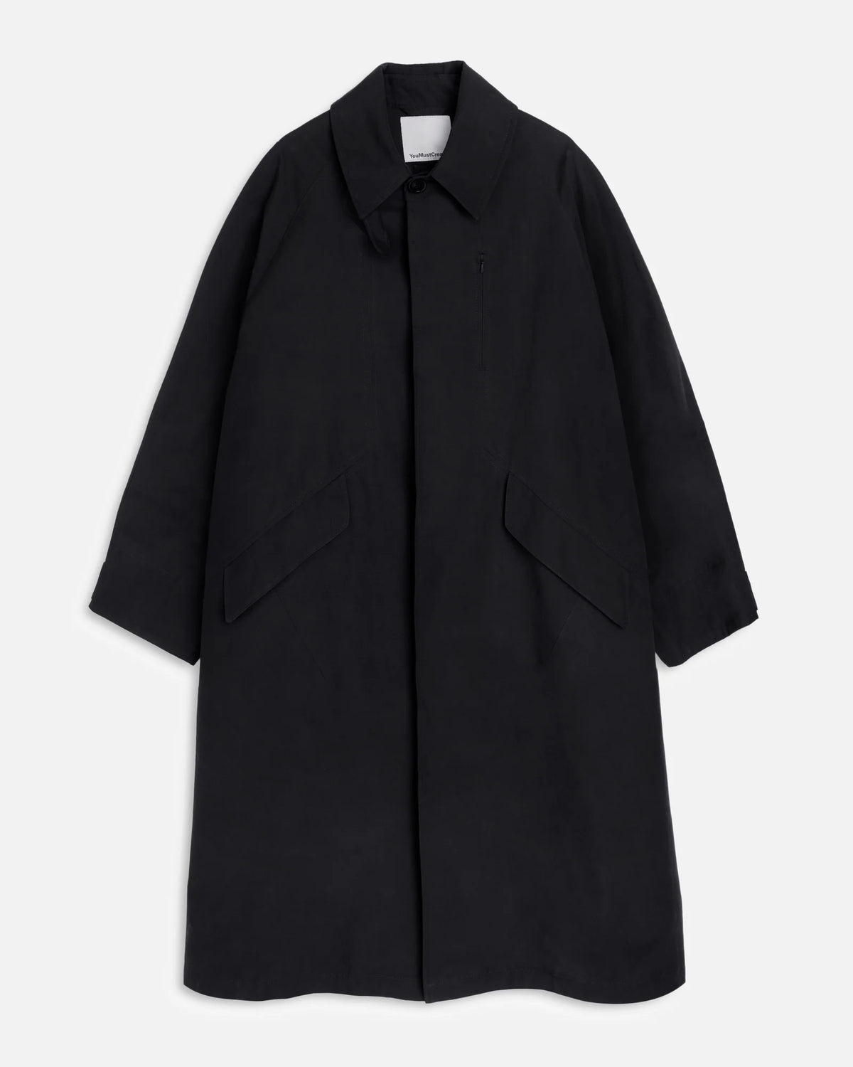 YMC Tyrell Trench Coat Black
