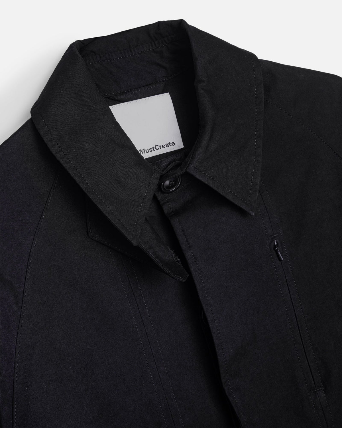 YMC Tyrell Trench Coat Black